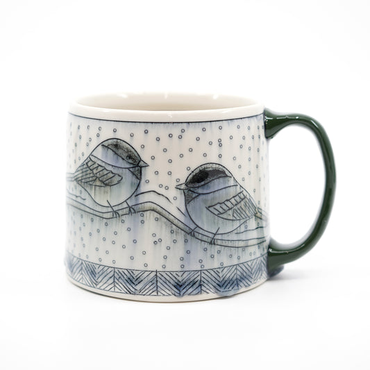 Snowy Chickadee Mug