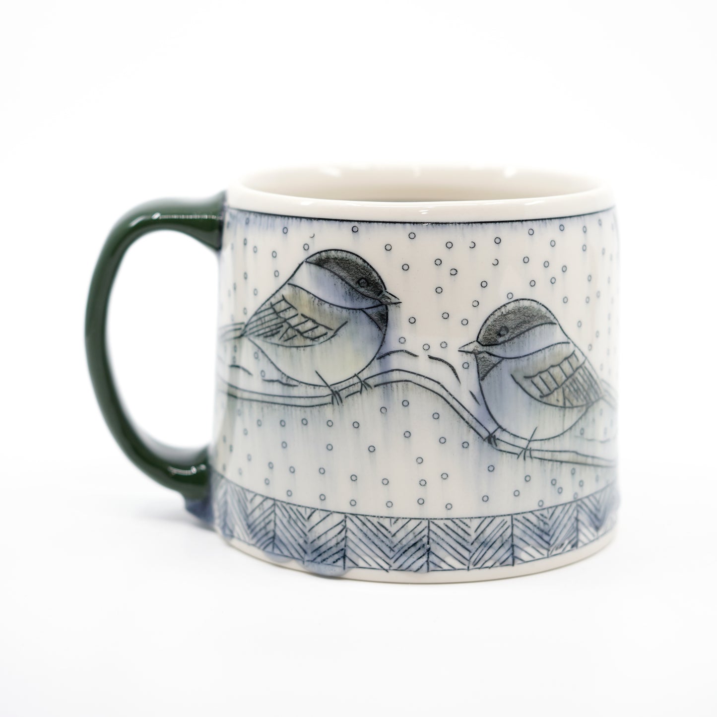 Snowy Chickadee Mug