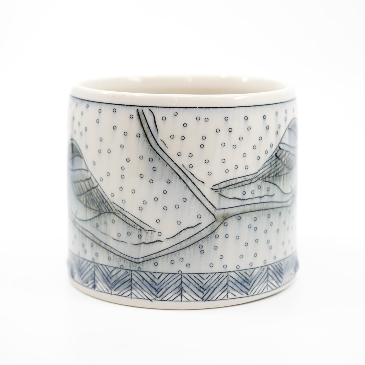 Snowy Chickadee Mug