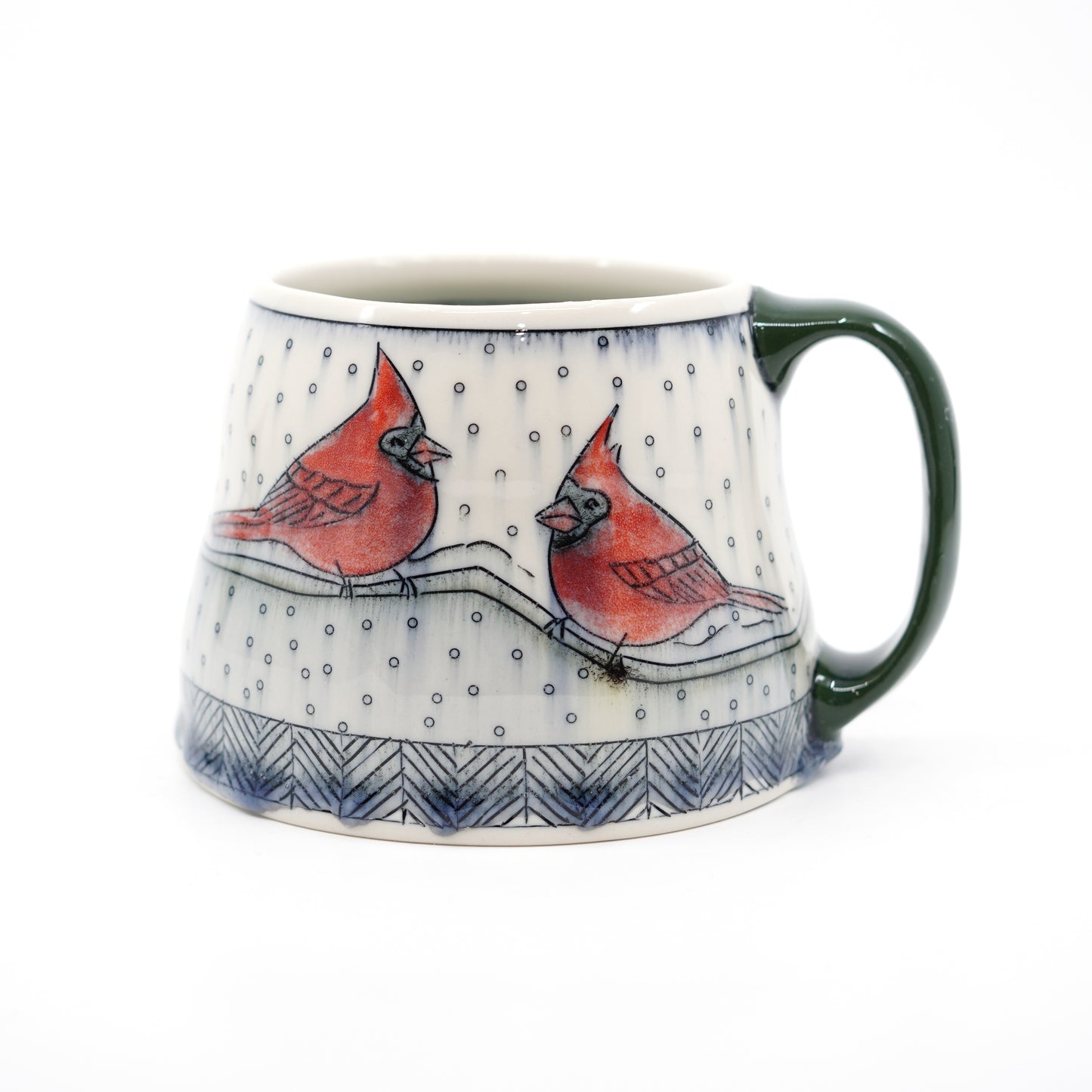 Snowy Cardinal Mug