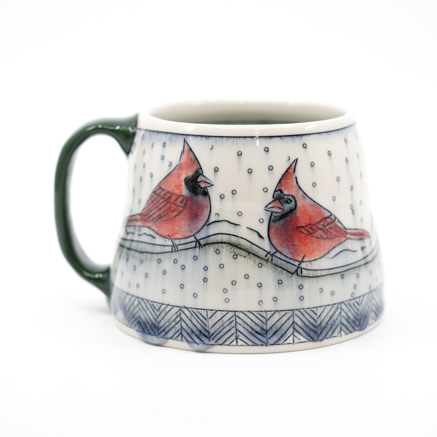 Snowy Cardinal Mug
