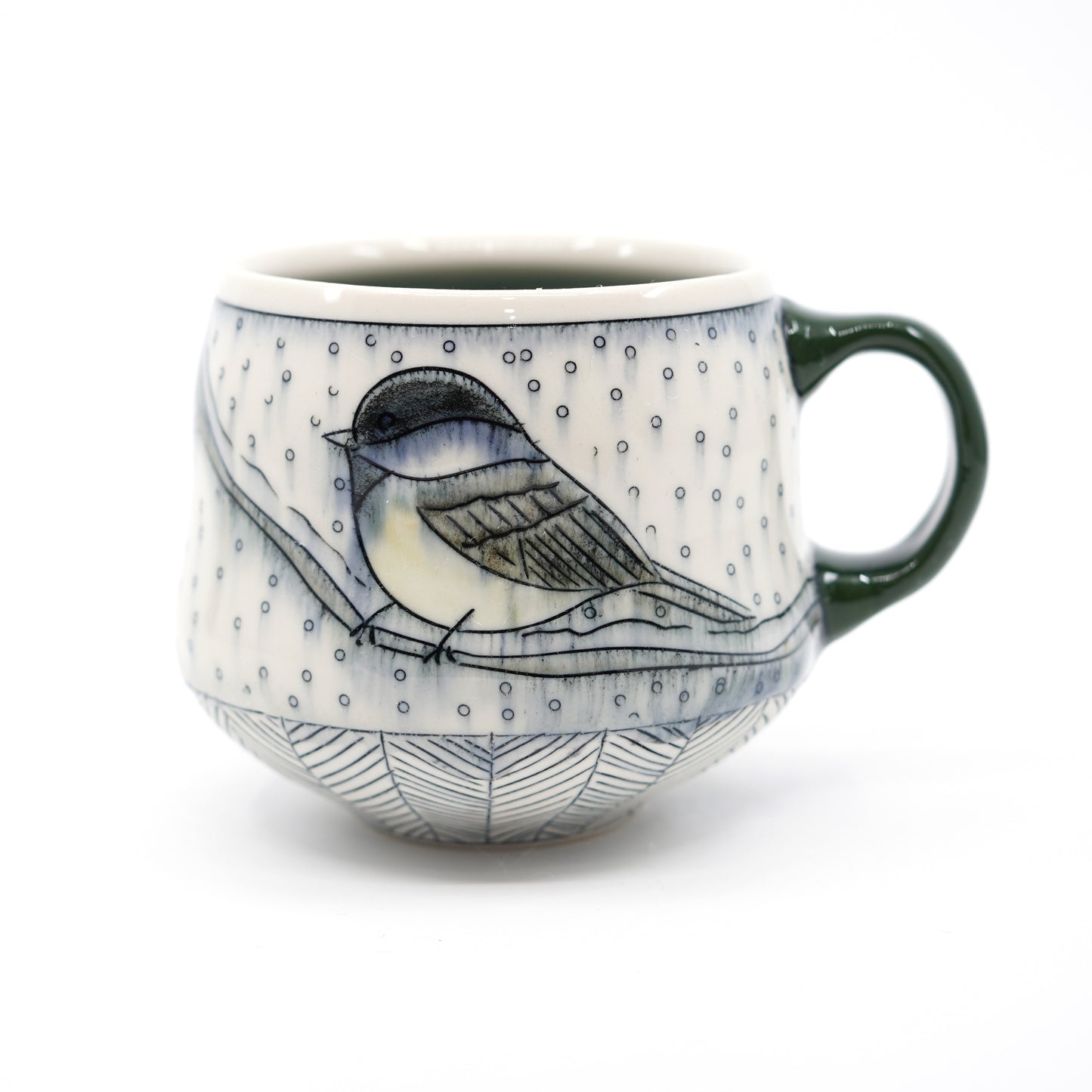 Snowy Chickadee Mug