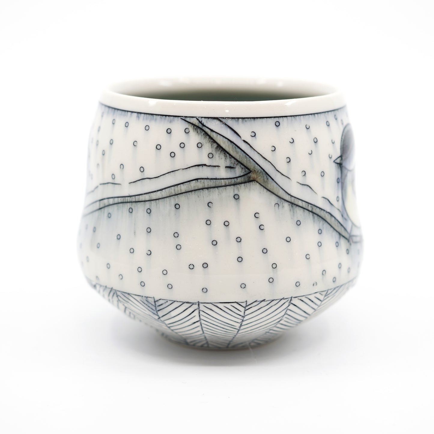 Snowy Chickadee Mug