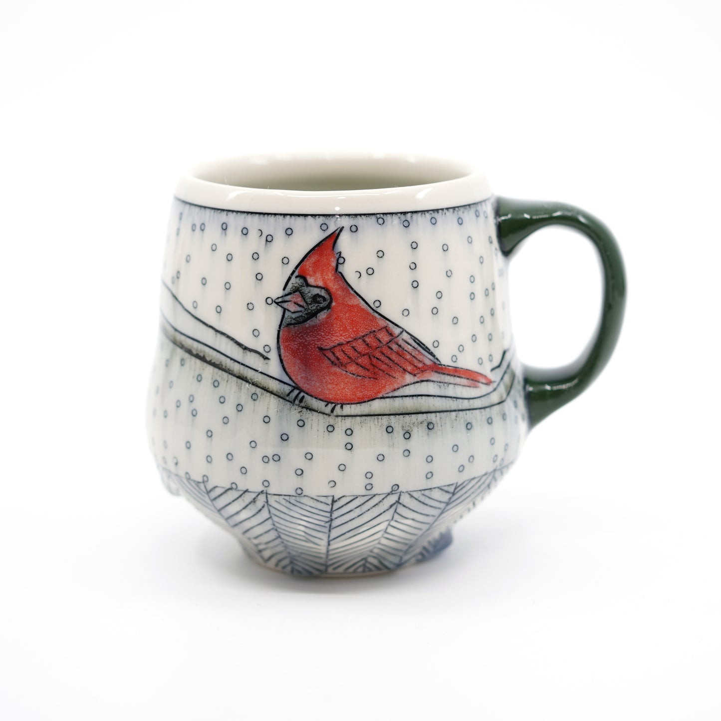 Snowy Cardinal Mug
