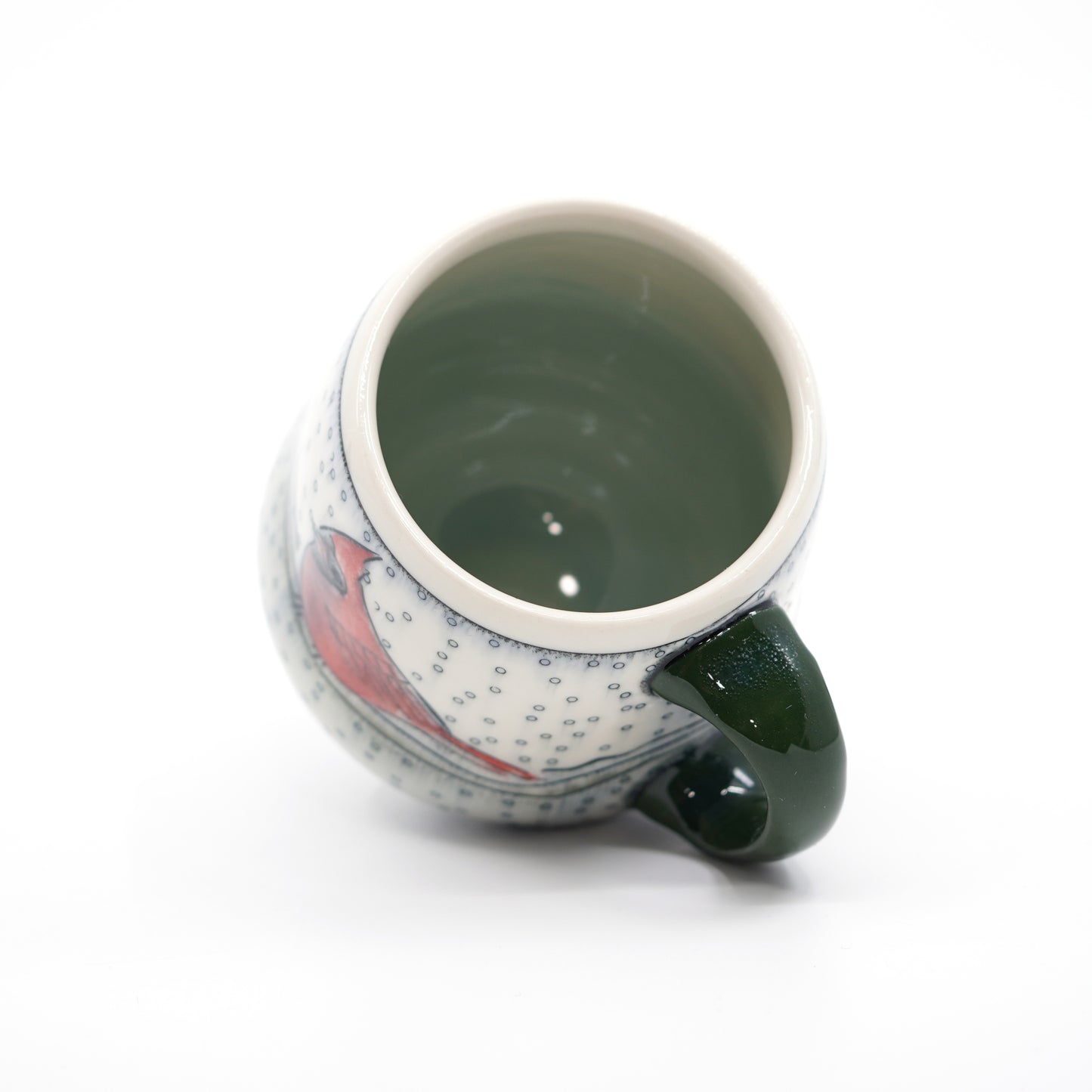 Snowy Cardinal Mug