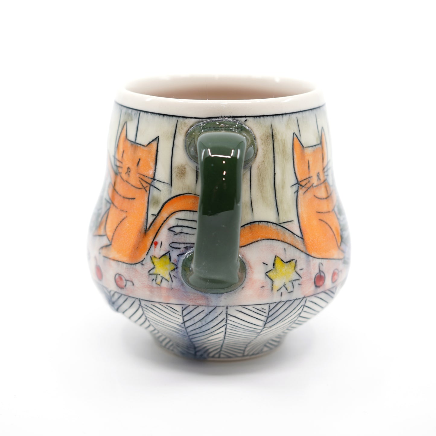 Cats Decorating Tree Mug