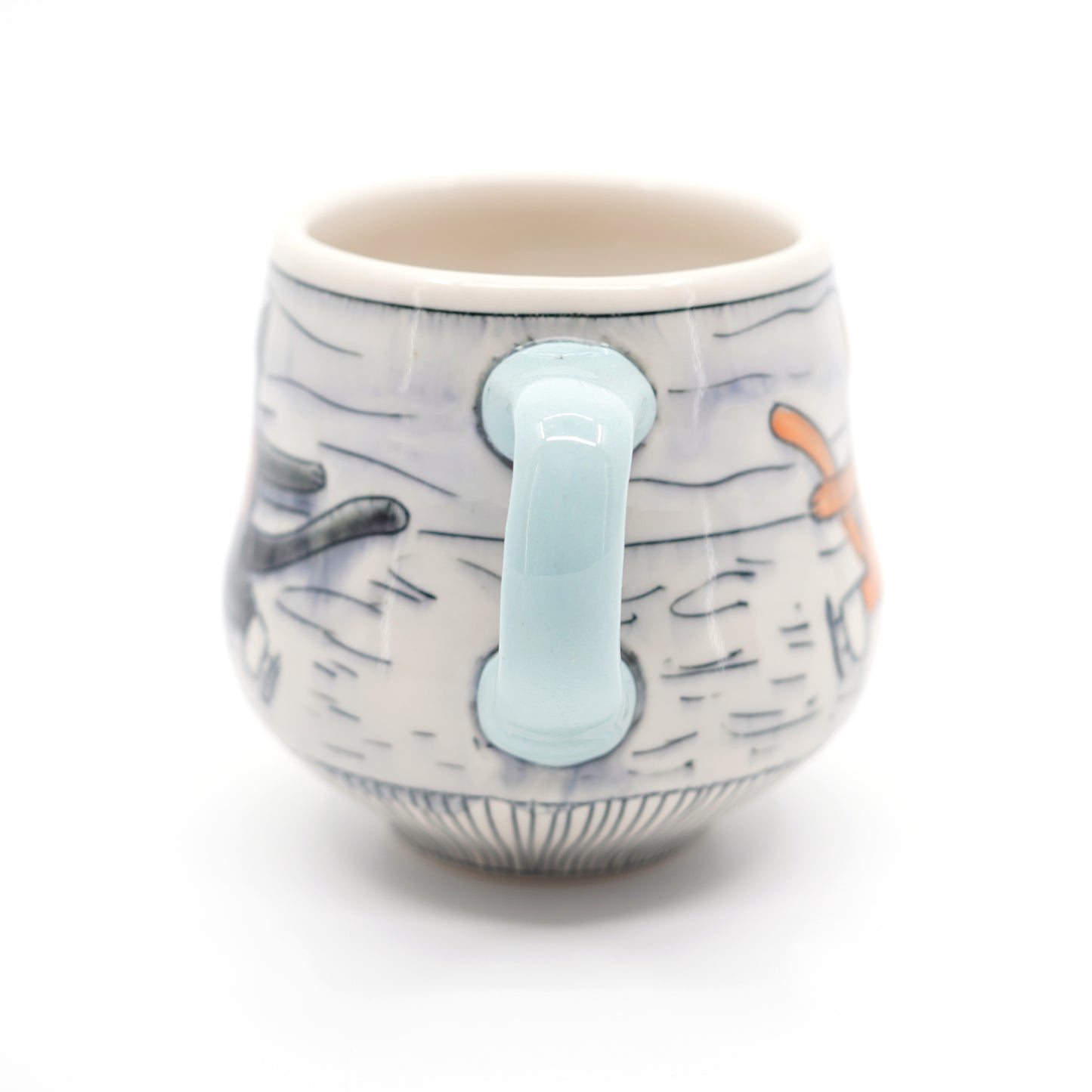 Cats Ice Skating Mug