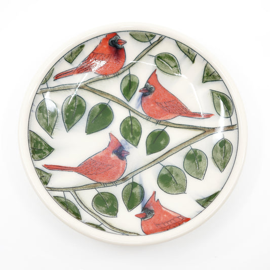 Cardinal Dessert Plate