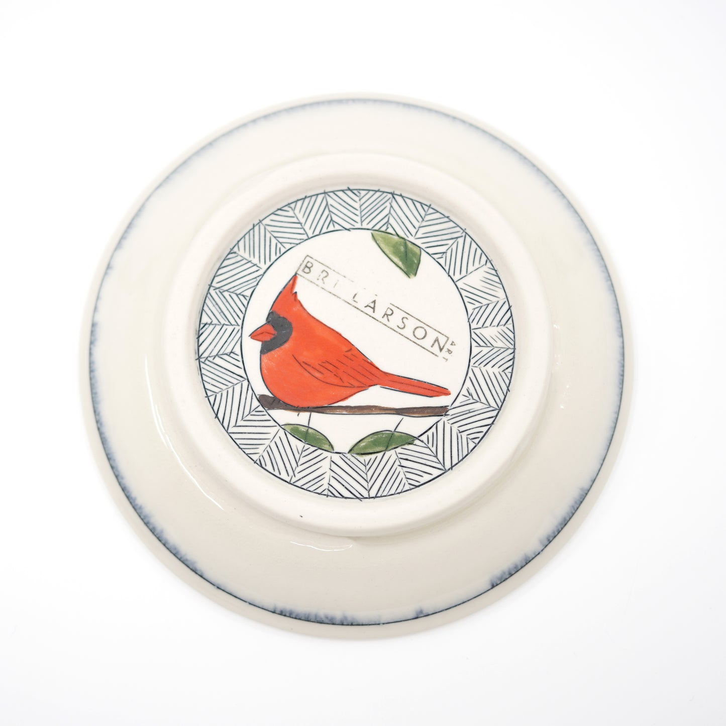 Cardinal Dessert Plate