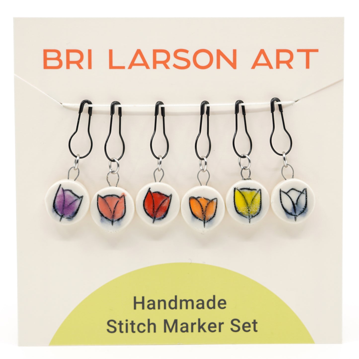 Tulip Stitch Marker Set - Pin Version