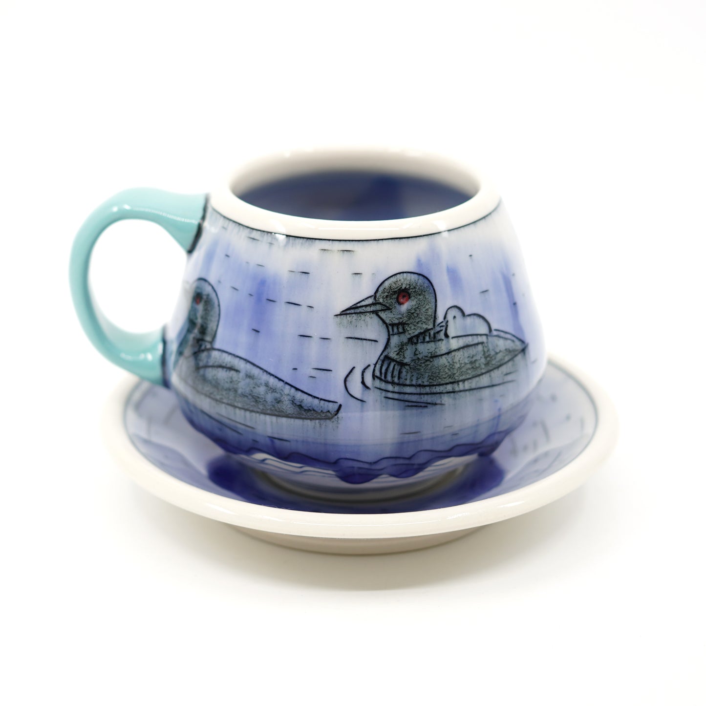 Loon Teacup and Saucer Set