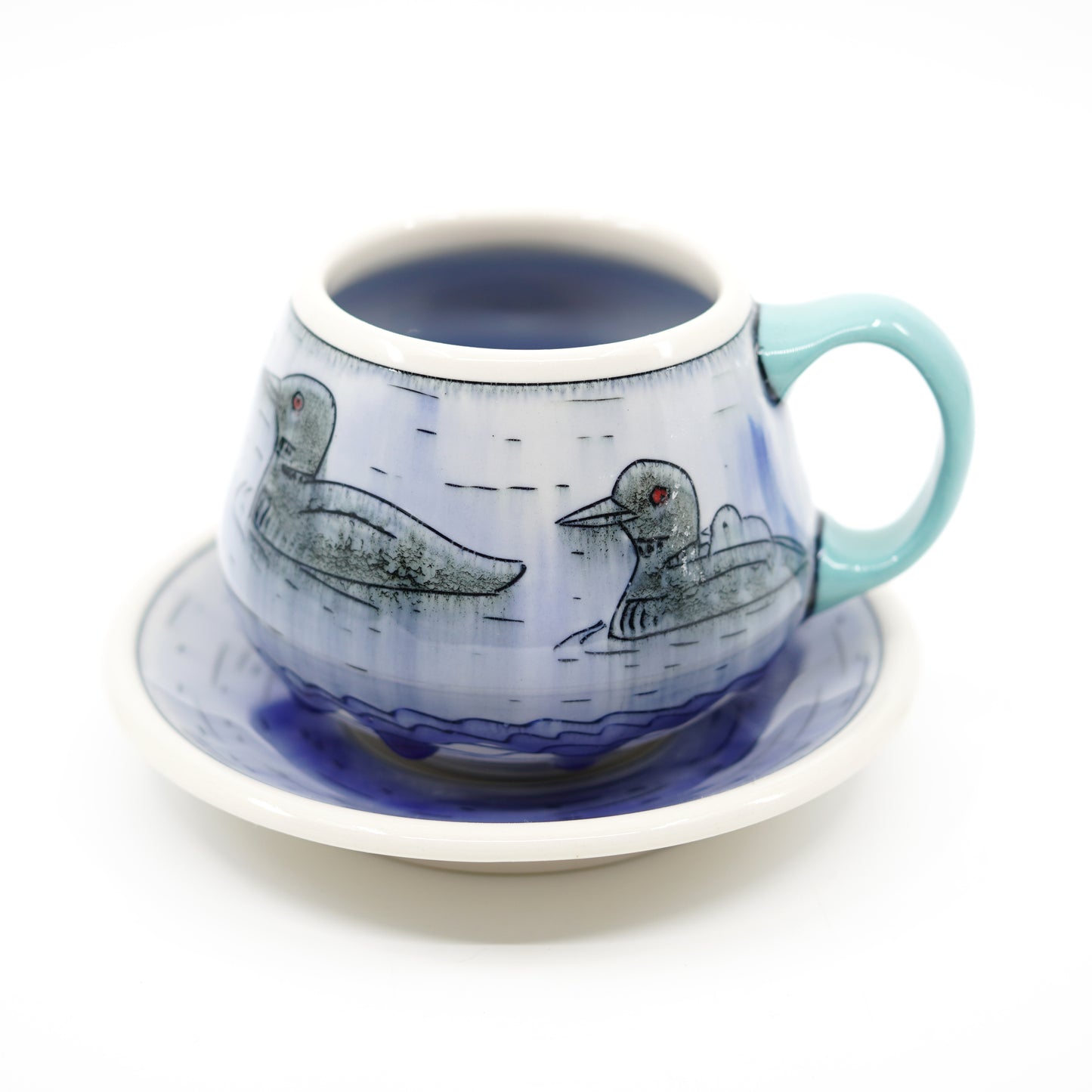 Loon Teacup and Saucer Set