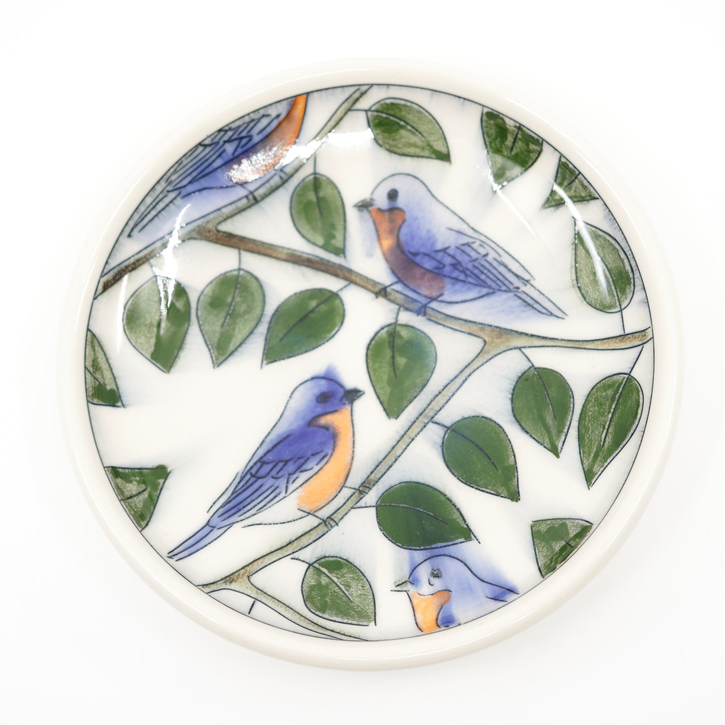 Bluebird Dessert Plate [SECOND]