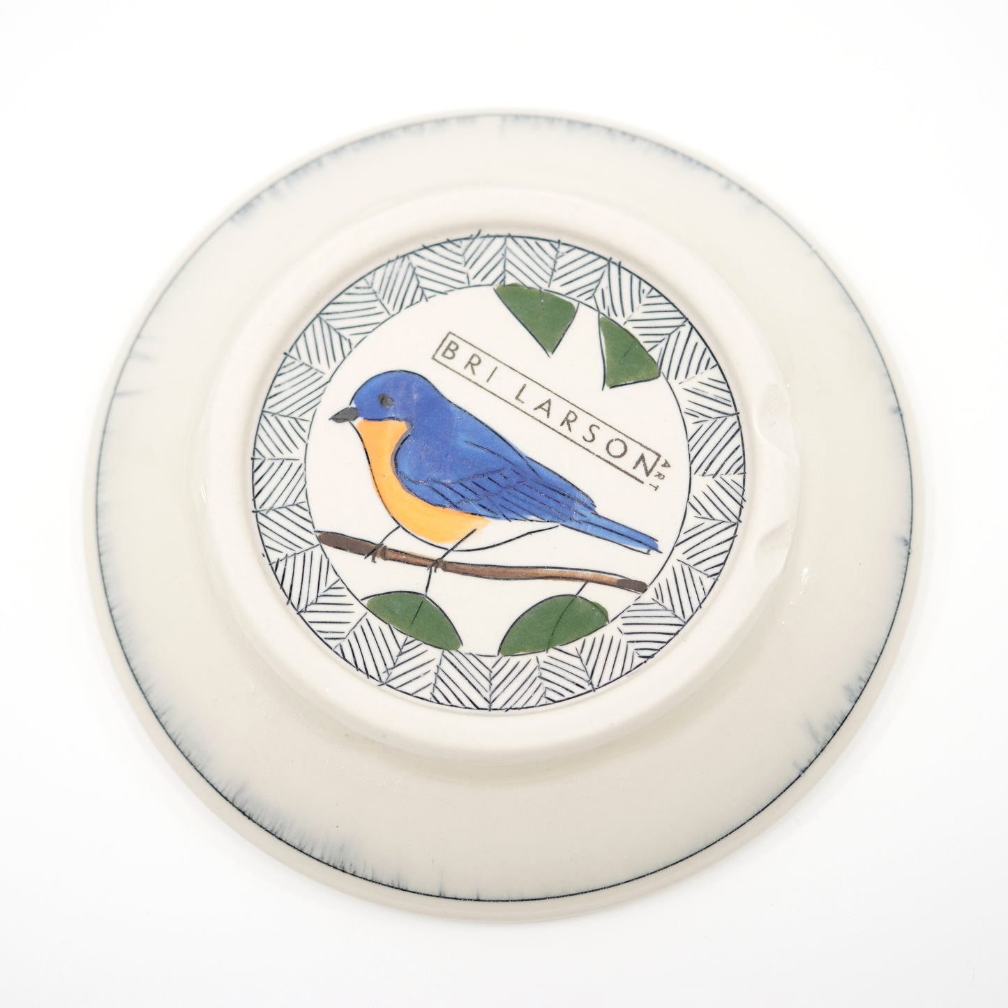 Bluebird Dessert Plate [SECOND]