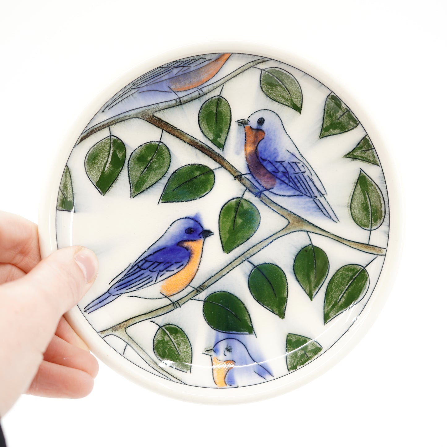 Bluebird Dessert Plate [SECOND]