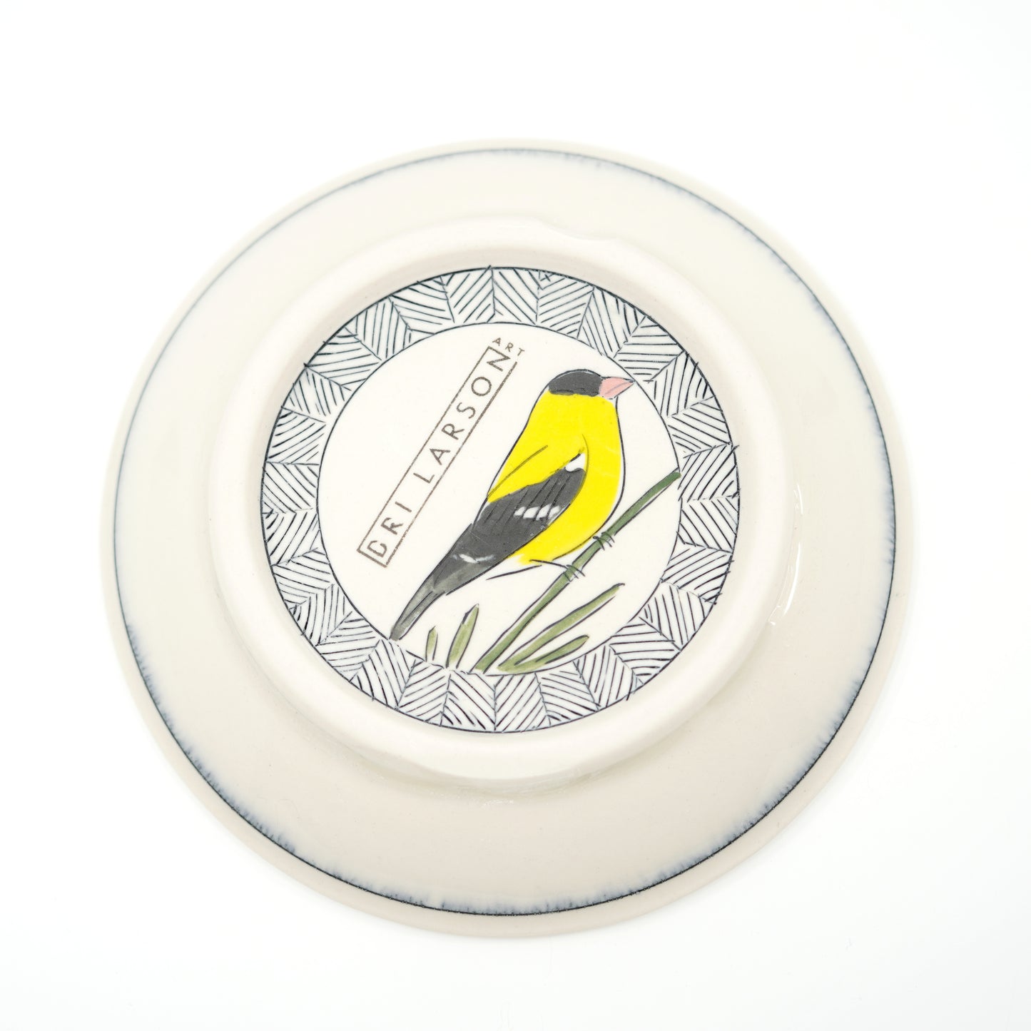 Goldfinch Dessert Plate [SECOND]