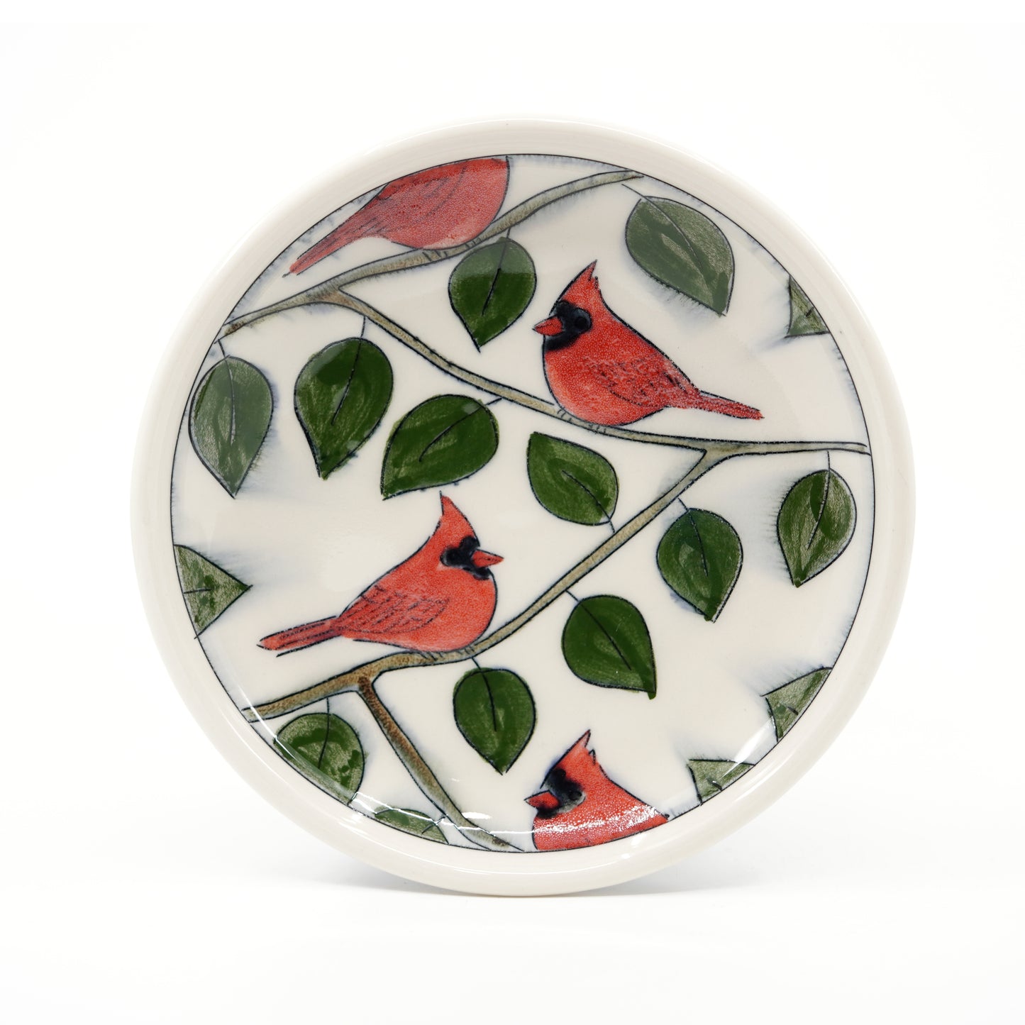 Cardinal Dessert Plate