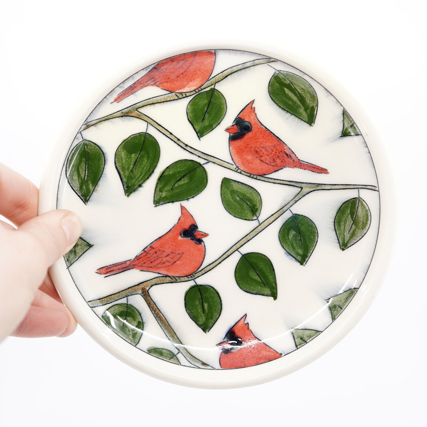 Cardinal Dessert Plate