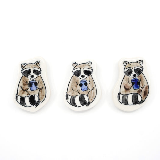 Raccoon Magnet