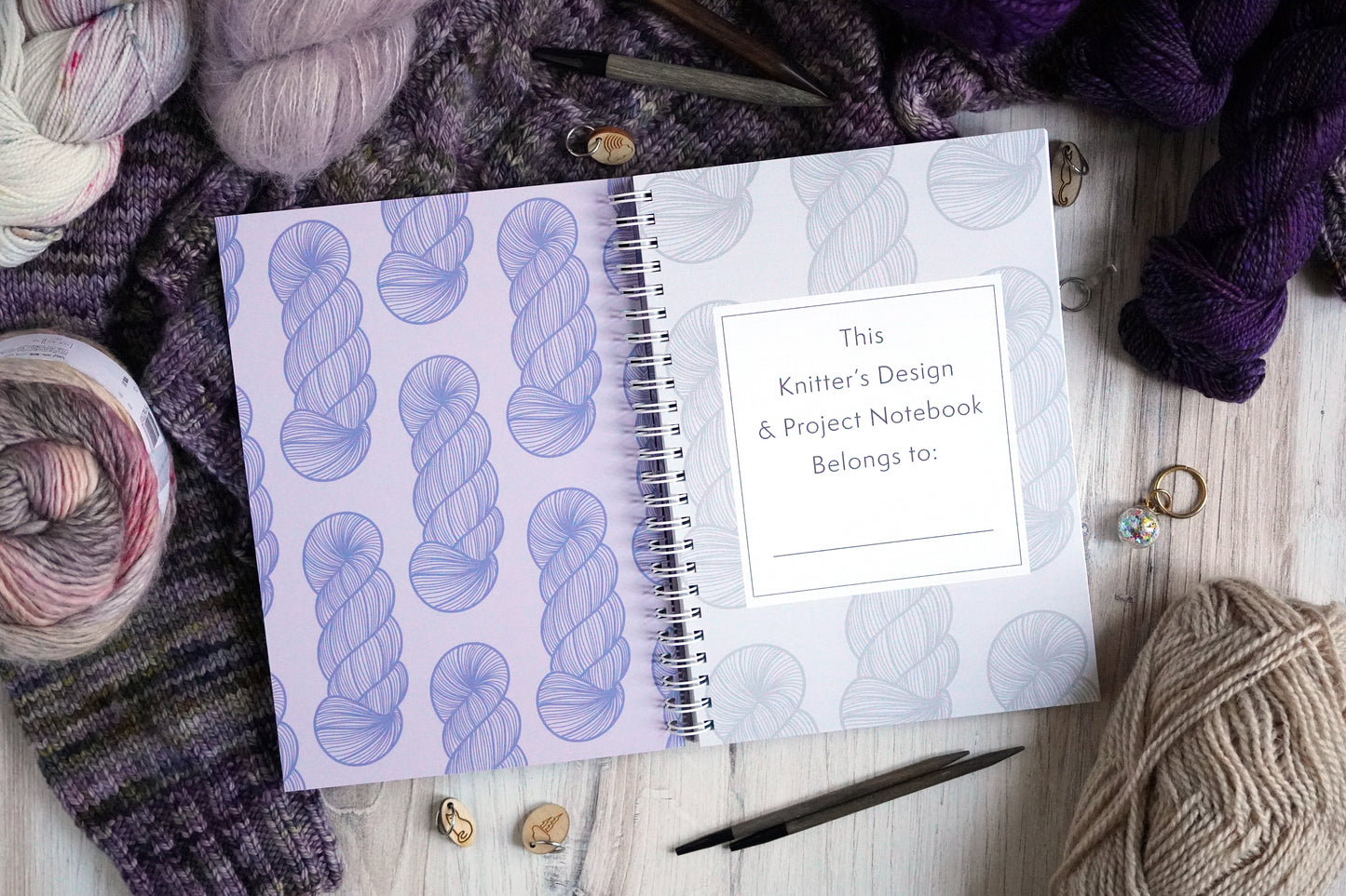 The Knitter's Design & Project Notebook / Lavender