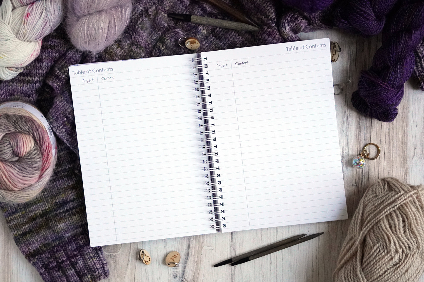 The Knitter's Design & Project Notebook / Lavender