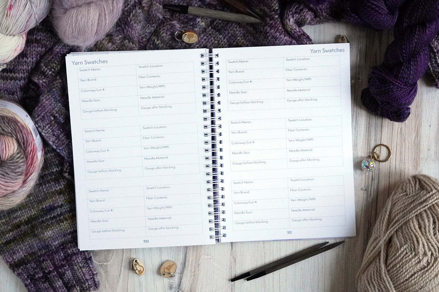 The Knitter's Design & Project Notebook / Lavender