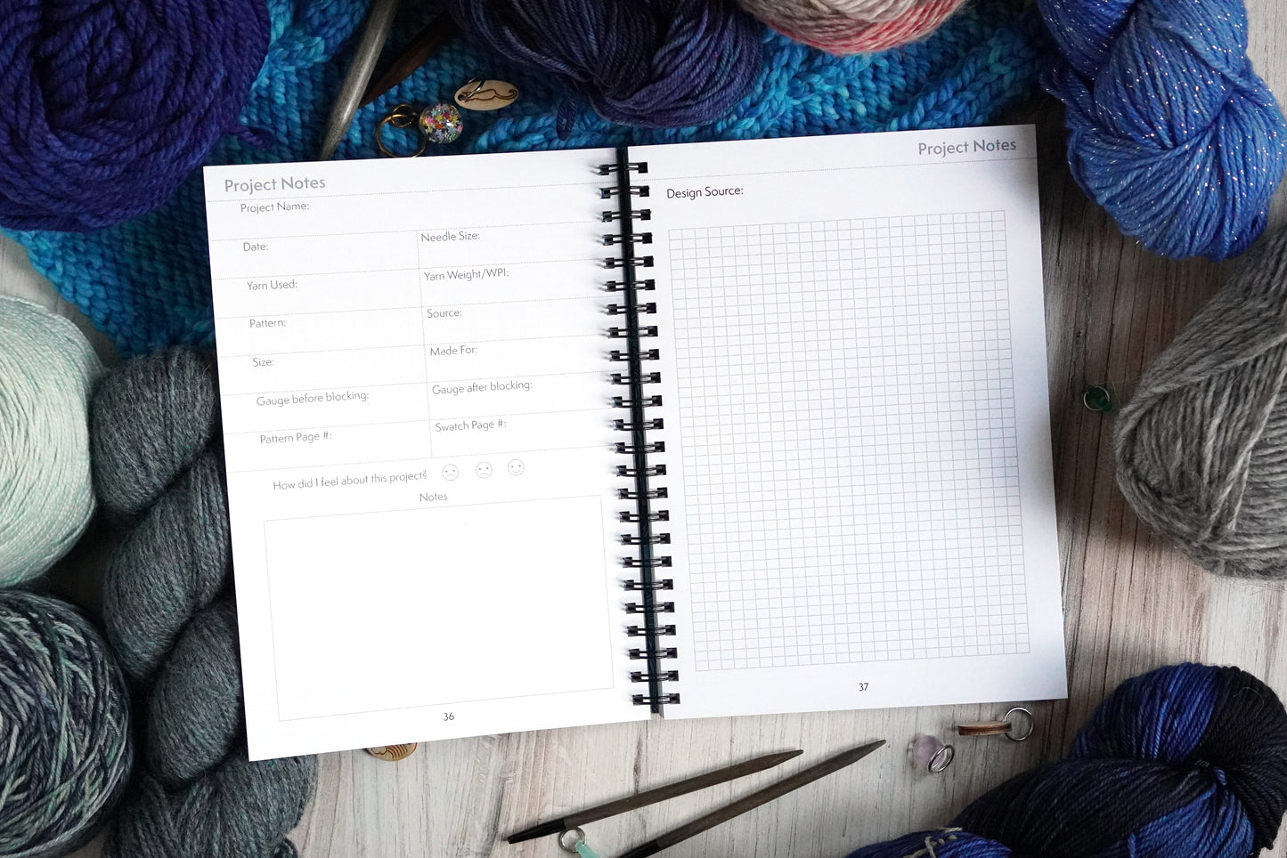 The Knitter's Design & Project Notebook / Sea