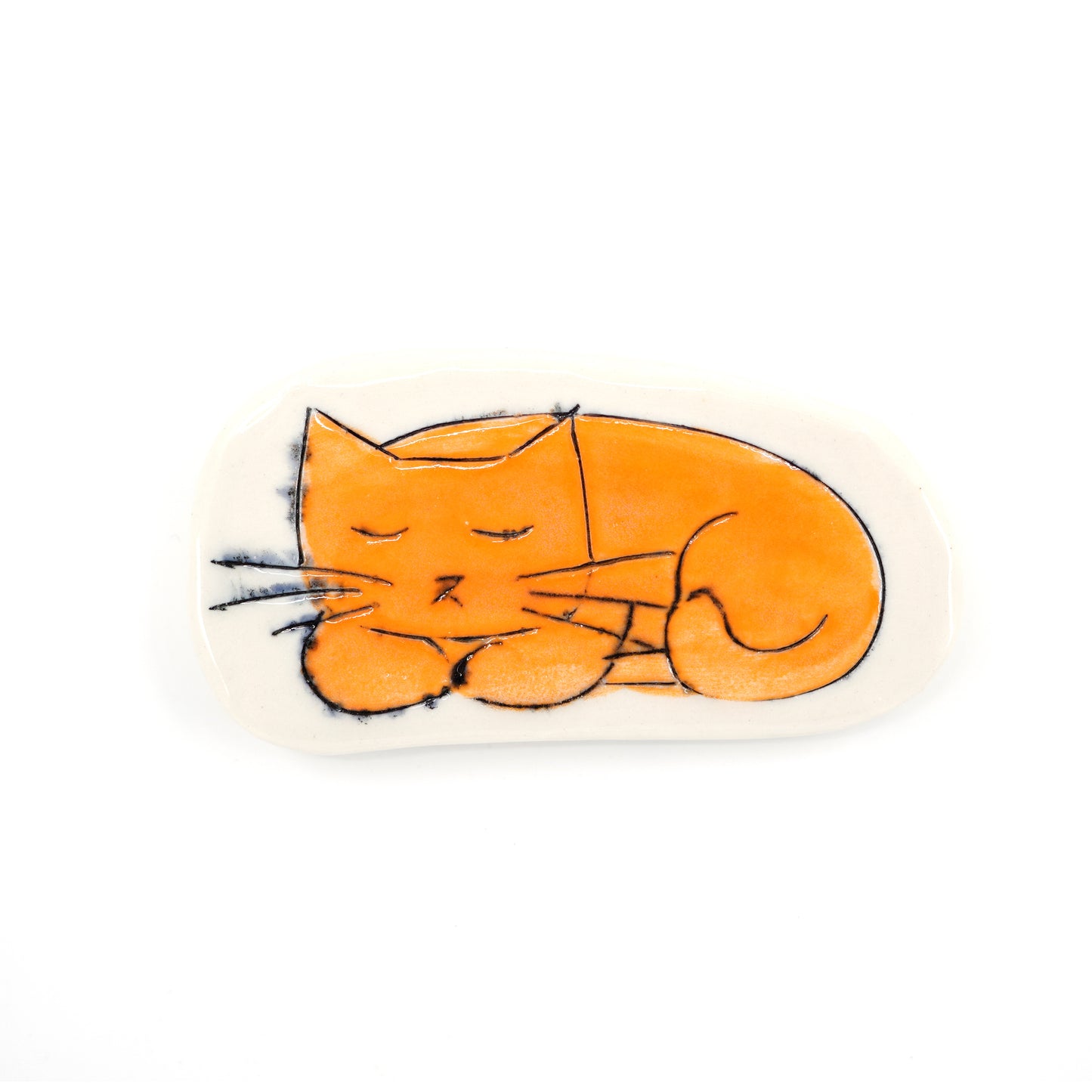 Orange Cat Magnet