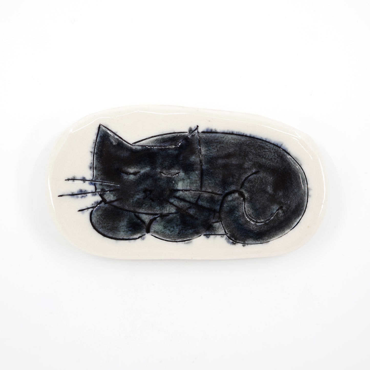 Black Cat Magnet