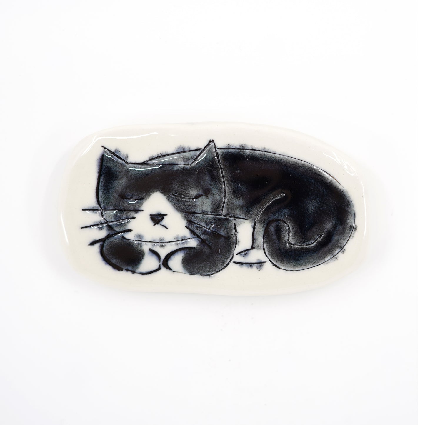 Tuxedo Cat Magnet