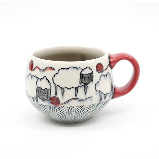 Sheep and Yarn Mug