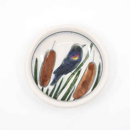 Red Winged Blackbird Dish