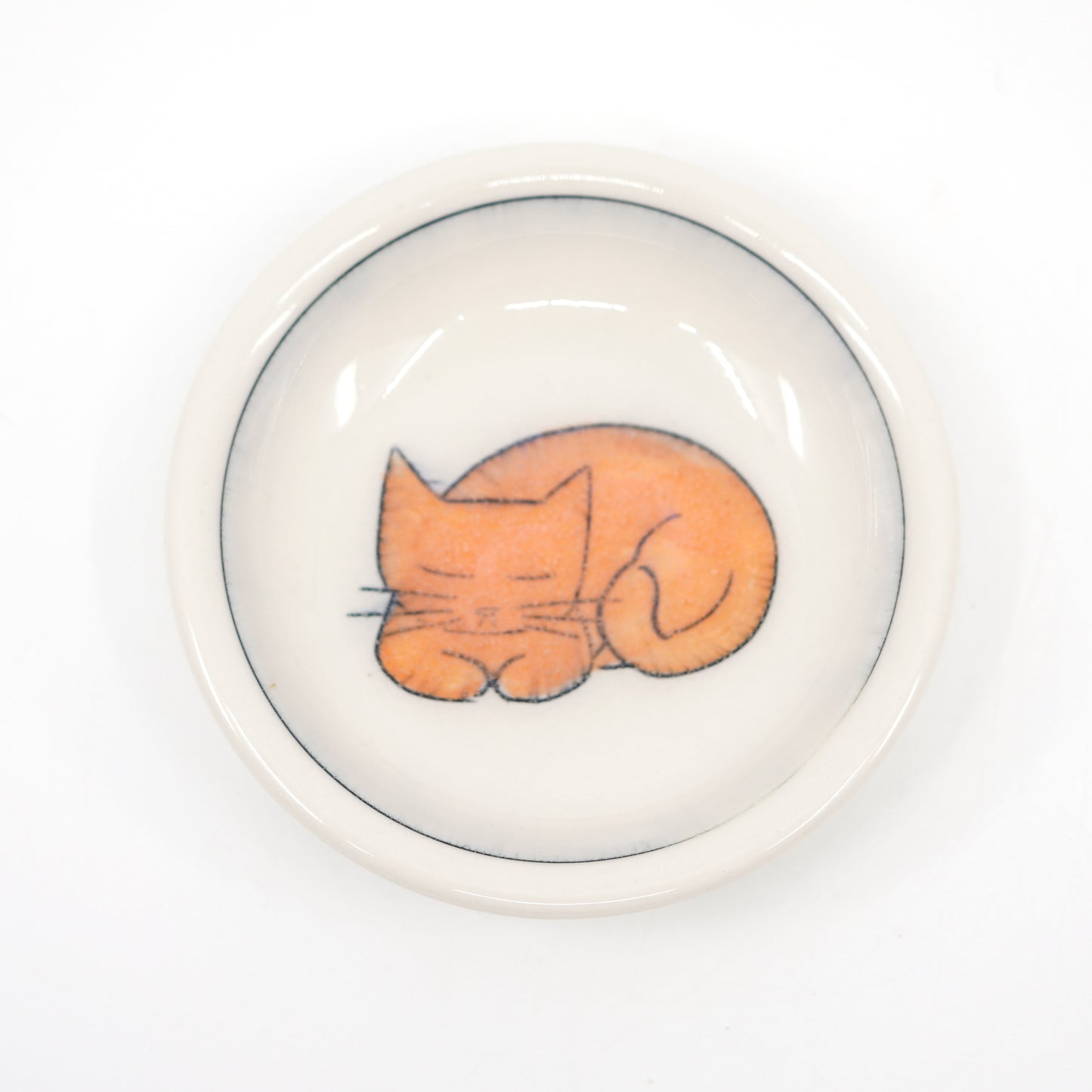 Sleeping Cat Dish