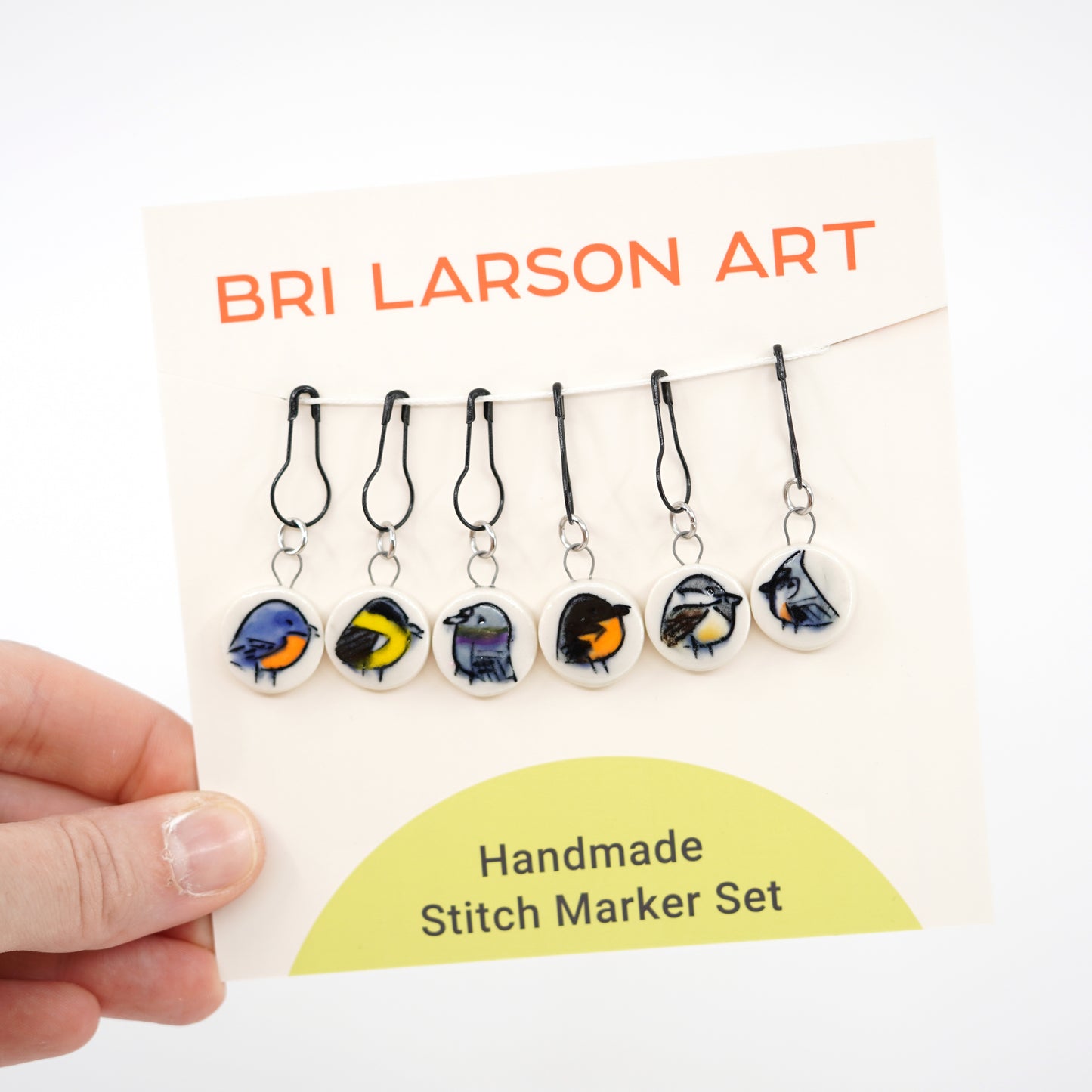 Bird Mix Stitch Marker Set - [Pin Version]