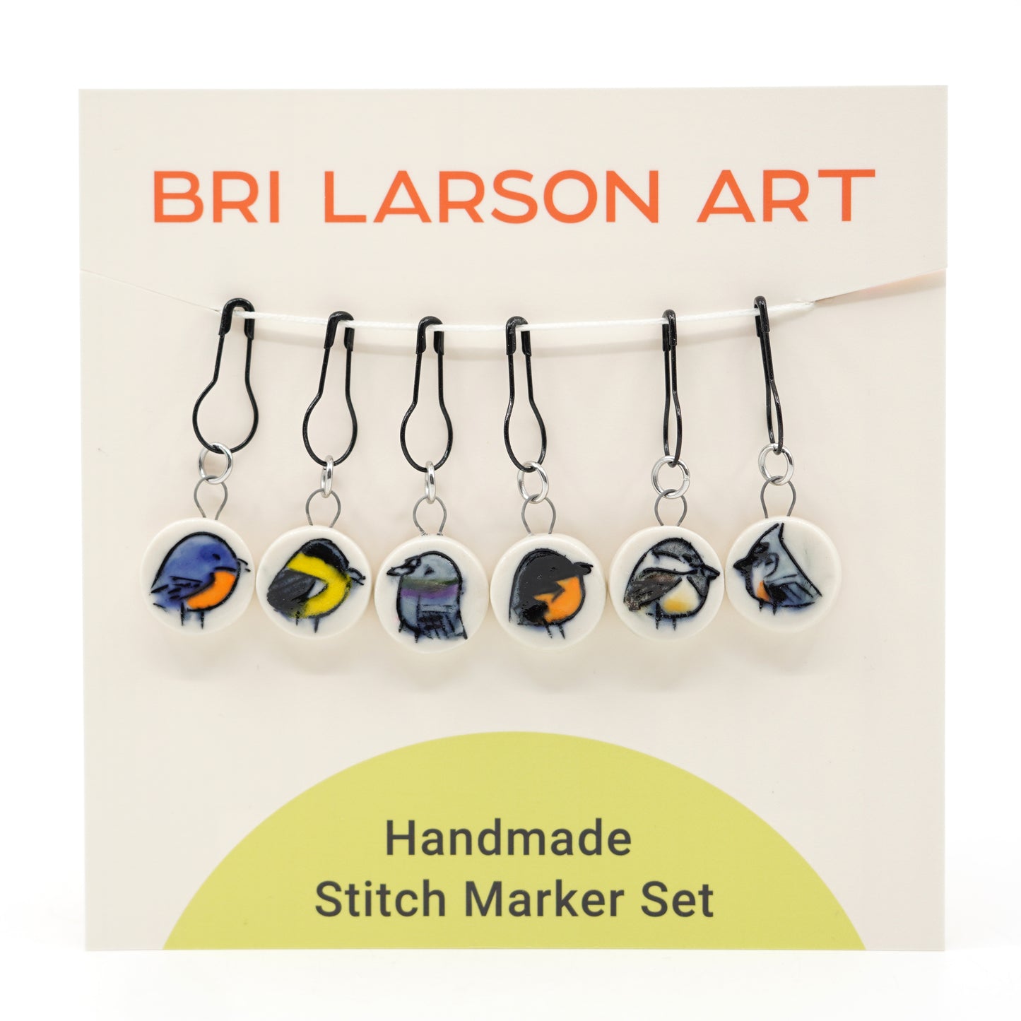 Bird Mix Stitch Marker Set - [Pin Version]