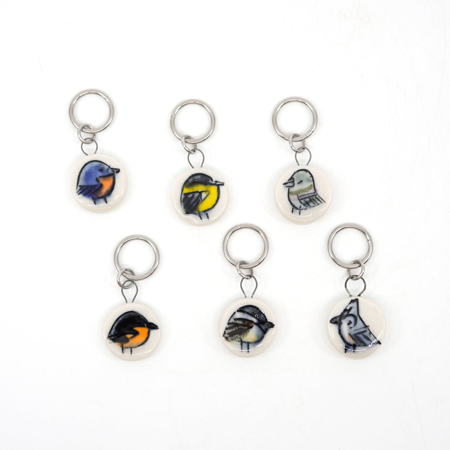 Bird Mix Stitch Marker Set