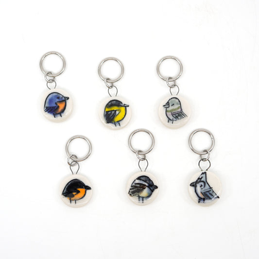 Bird Mix Stitch Marker Set