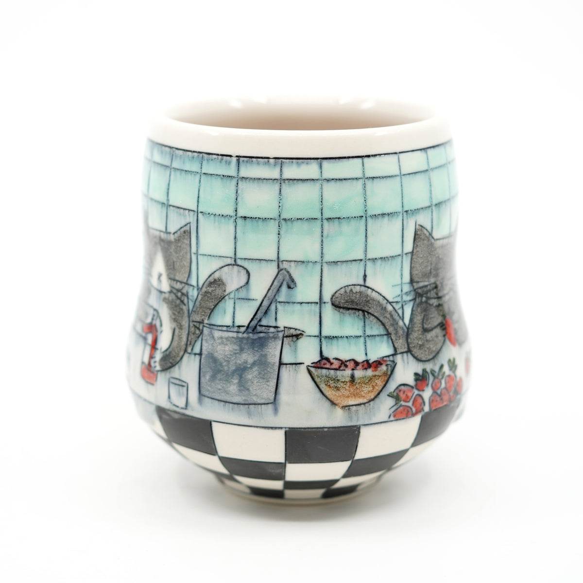 Cats Making Jam Charm Mug