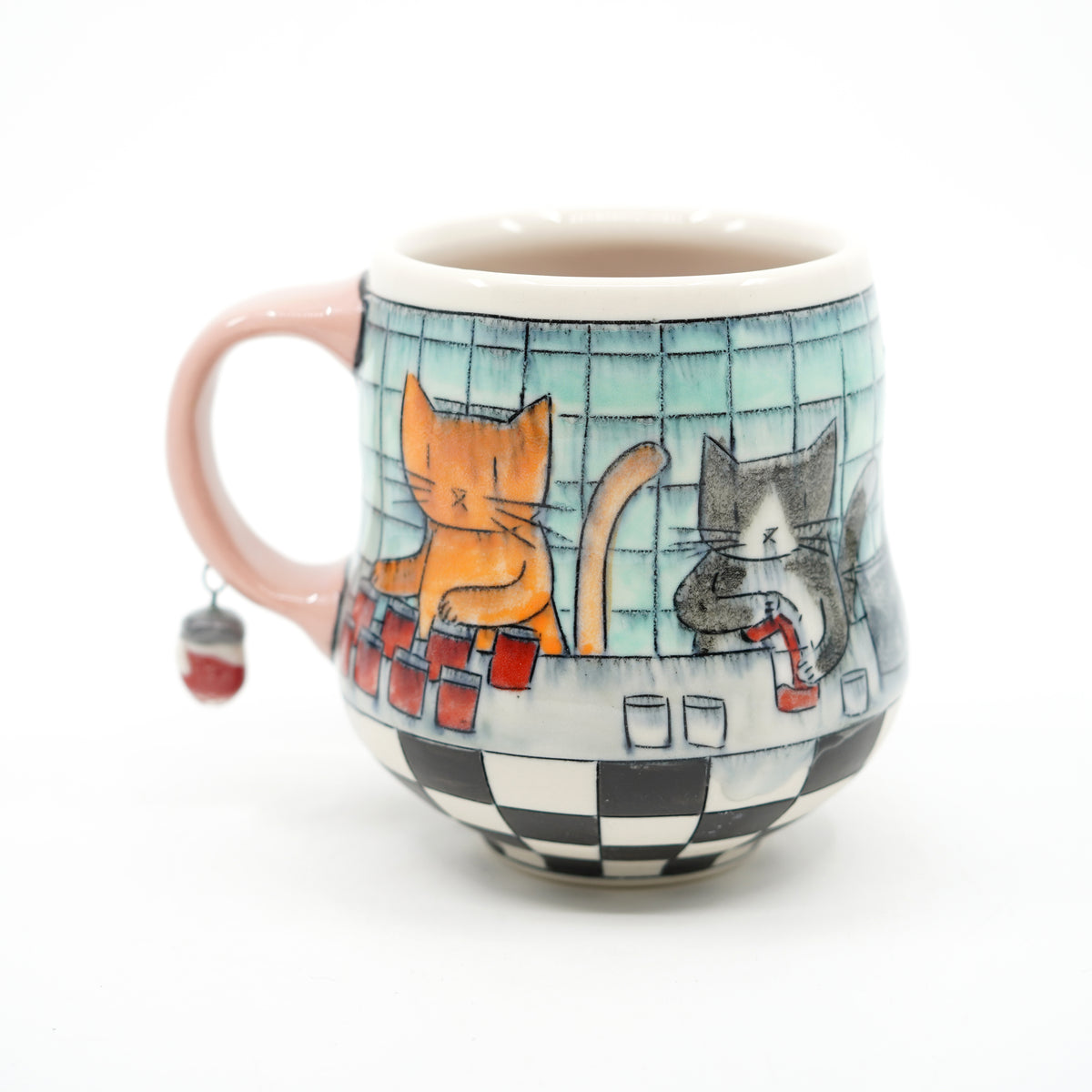 Cats Making Jam Charm Mug