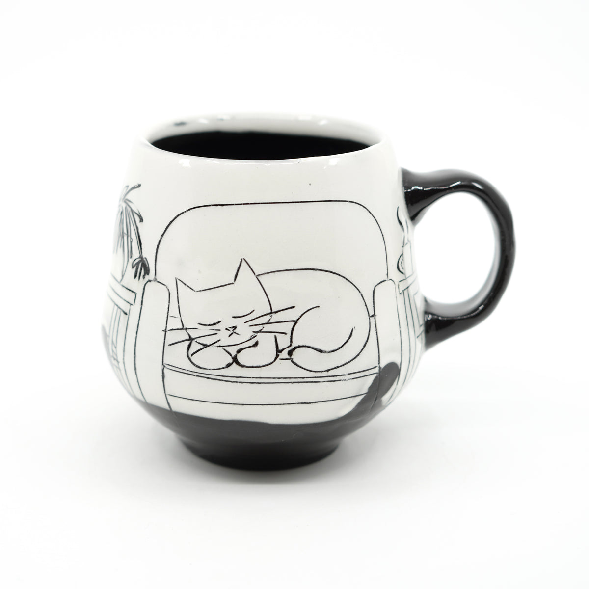 Black & White Cats Sleeping Mug