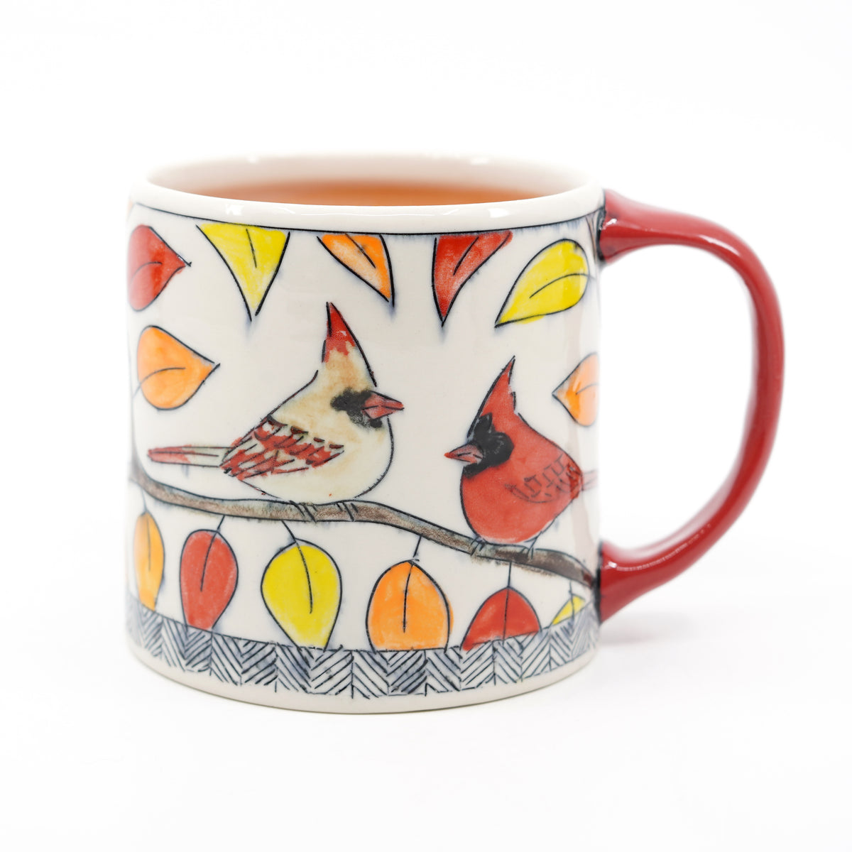 Autumn Cardinals Mug