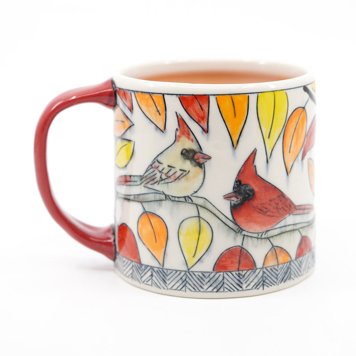 Autumn Cardinals Mug
