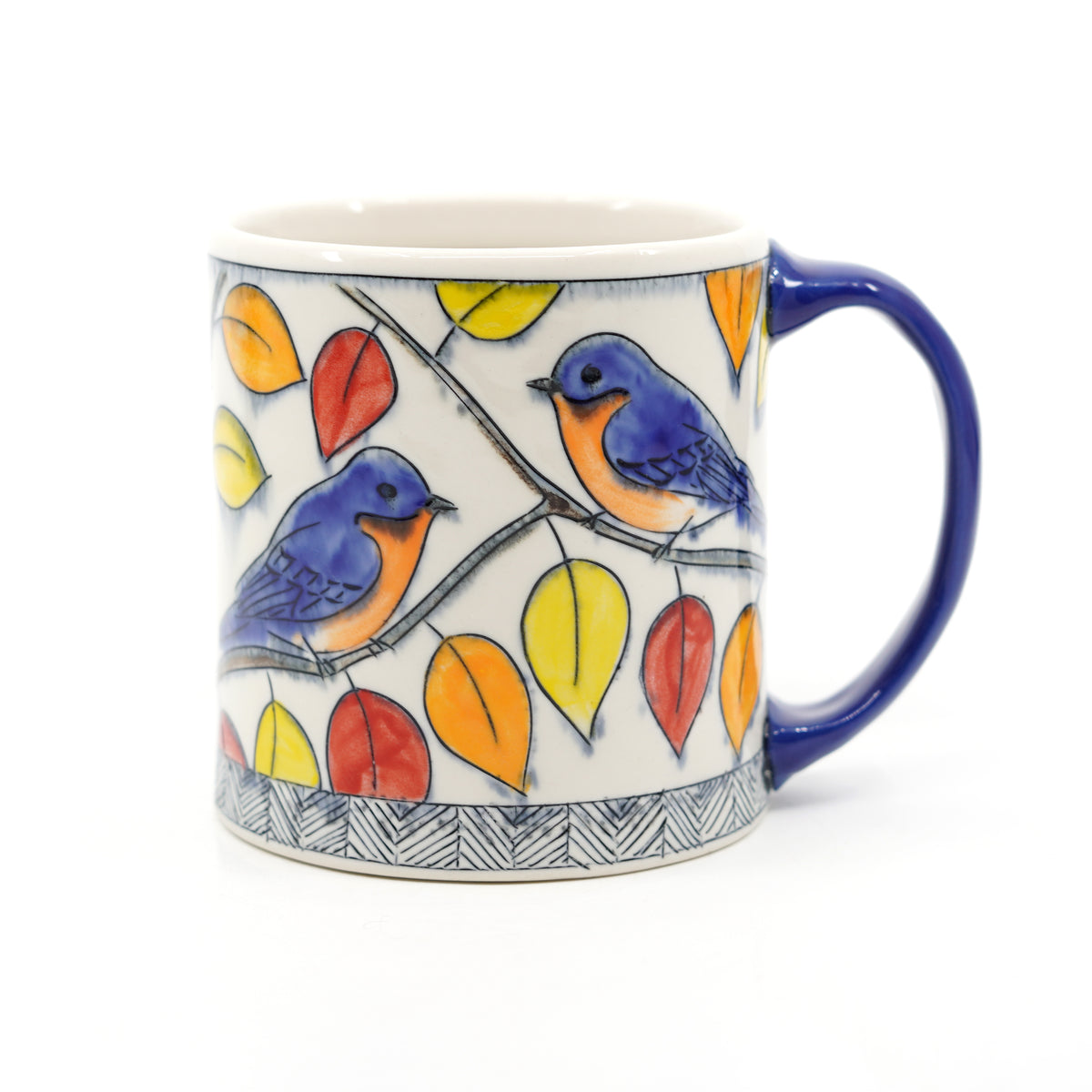 Autumn Bluebird Mug