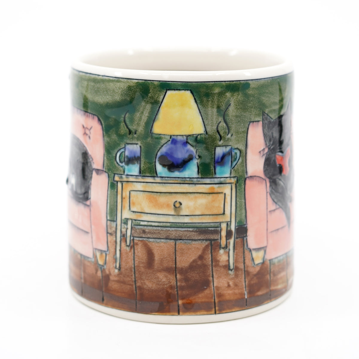 Cats Knitting Mug