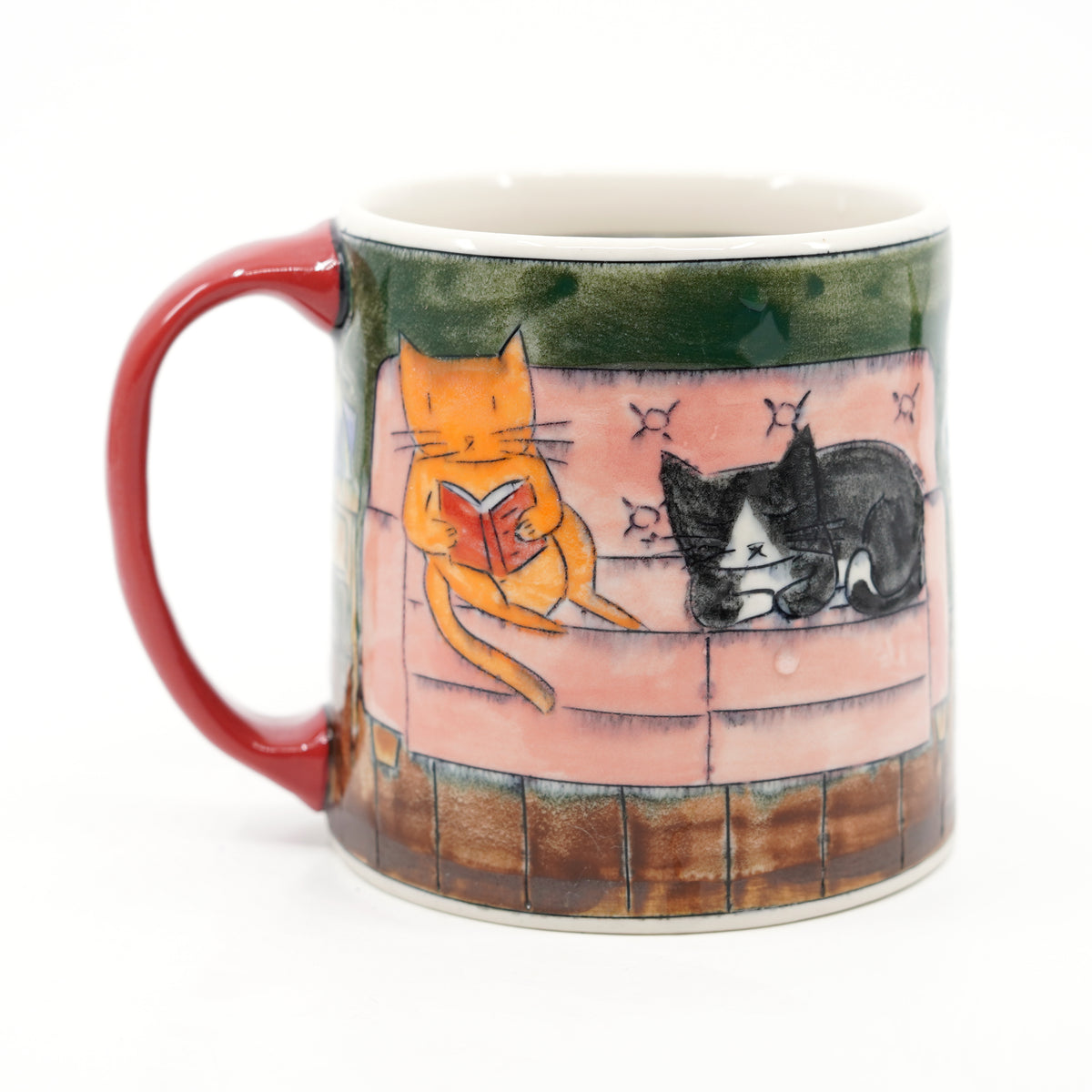 Cats Knitting Mug
