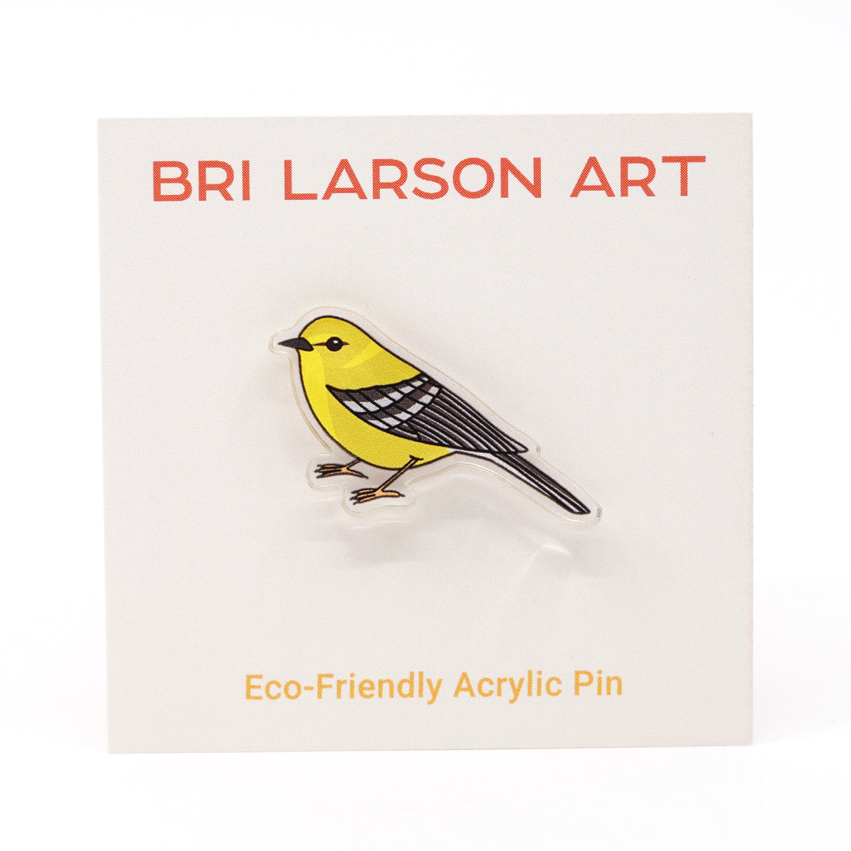 Pine Warbler Acrylic Pin