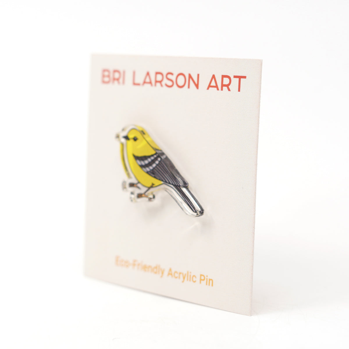 Pine Warbler Acrylic Pin