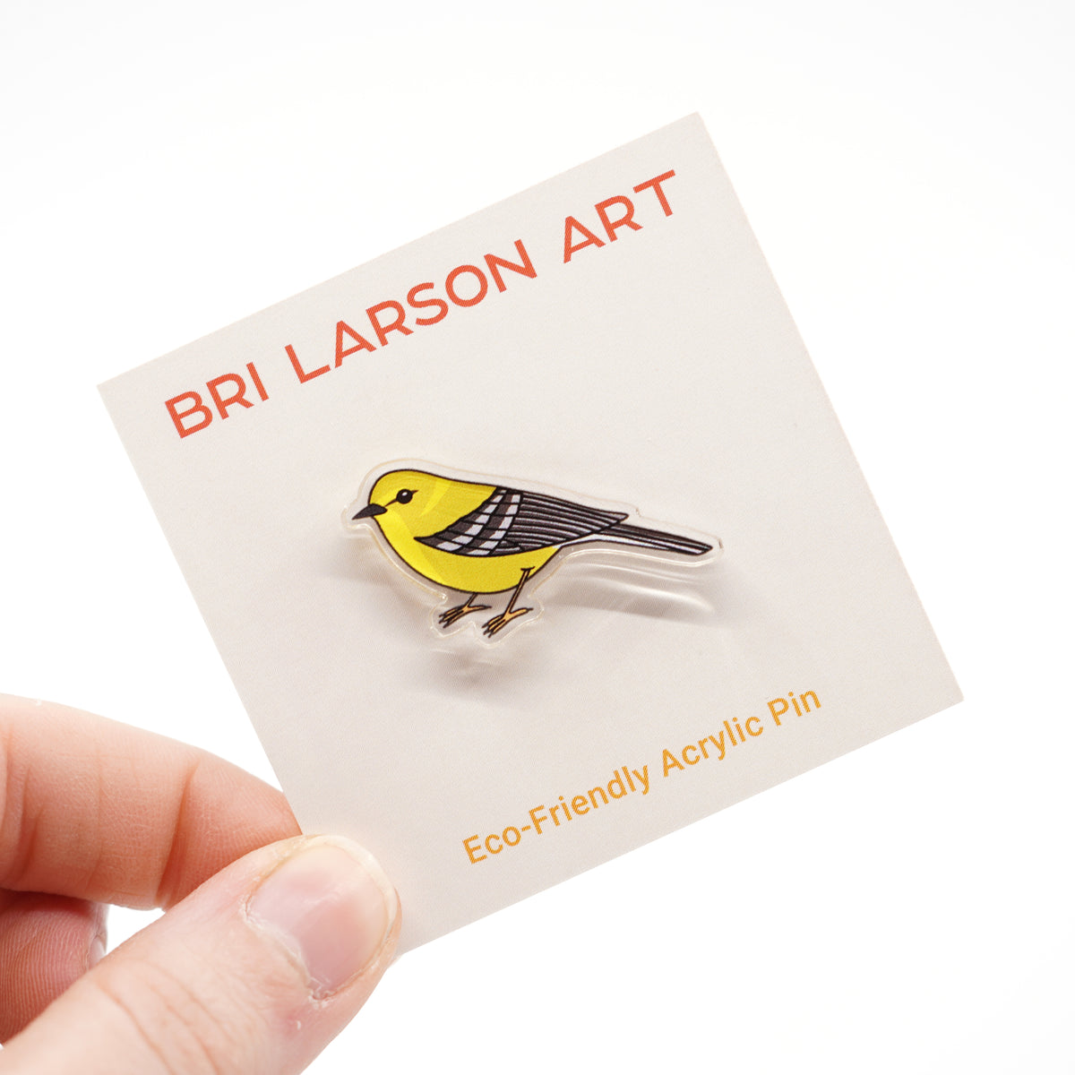 Pine Warbler Acrylic Pin