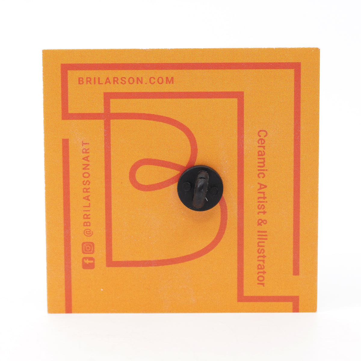Gray Catbird Acrylic Pin
