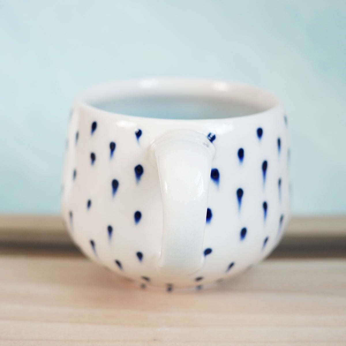 Dot Pot - Drippy Blue Mug